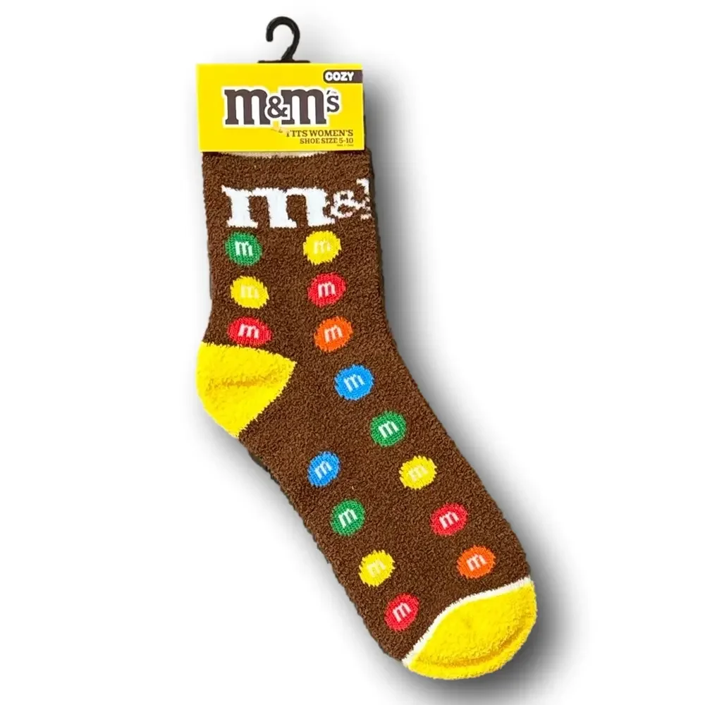 3/$20 M&M's Candy Cozy Fashion Socks - NWT