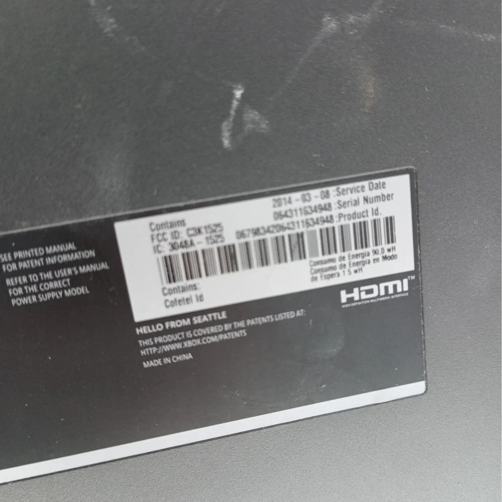 Microsoft xbox one