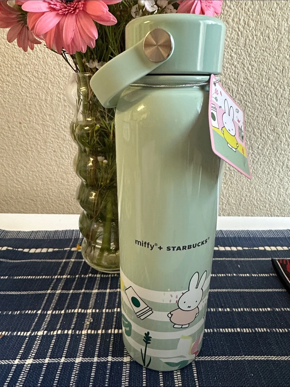 Starbucks Mint Green Miffy Stainless Tumbler