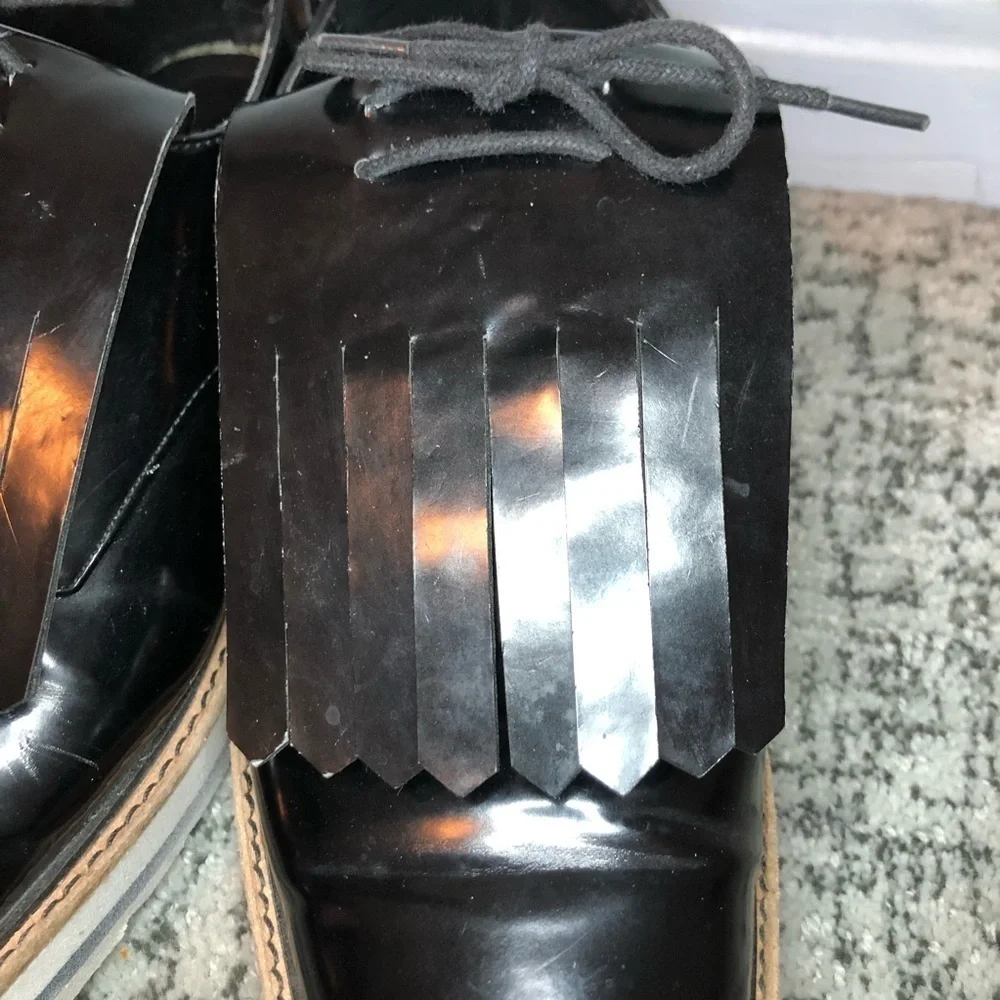 Zara black kiltie