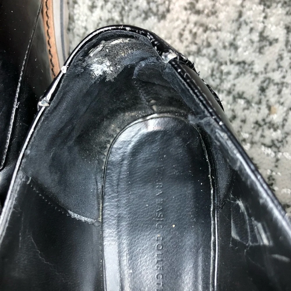 Zara black kiltie