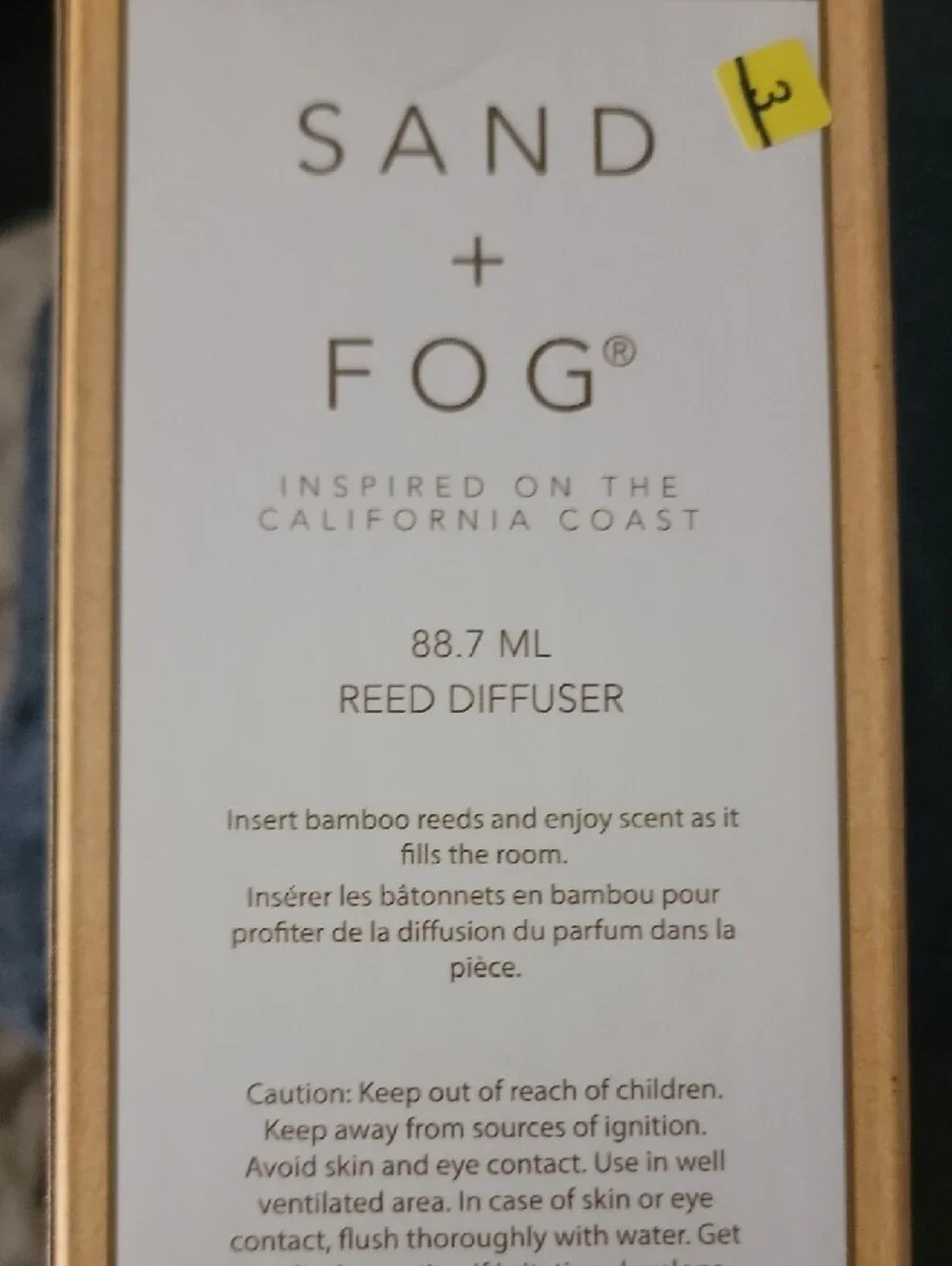 Sand + Fog scented reed