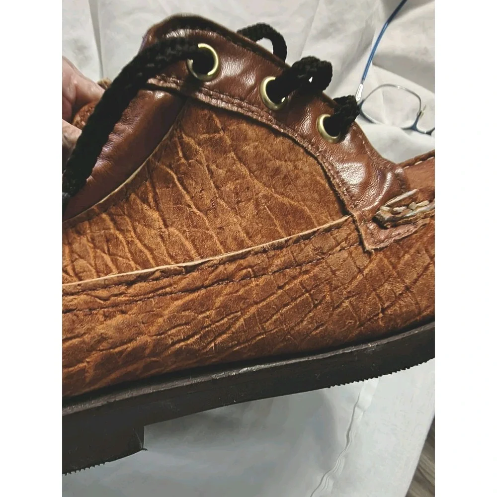 Russell Moccasin Co. material made authenticated