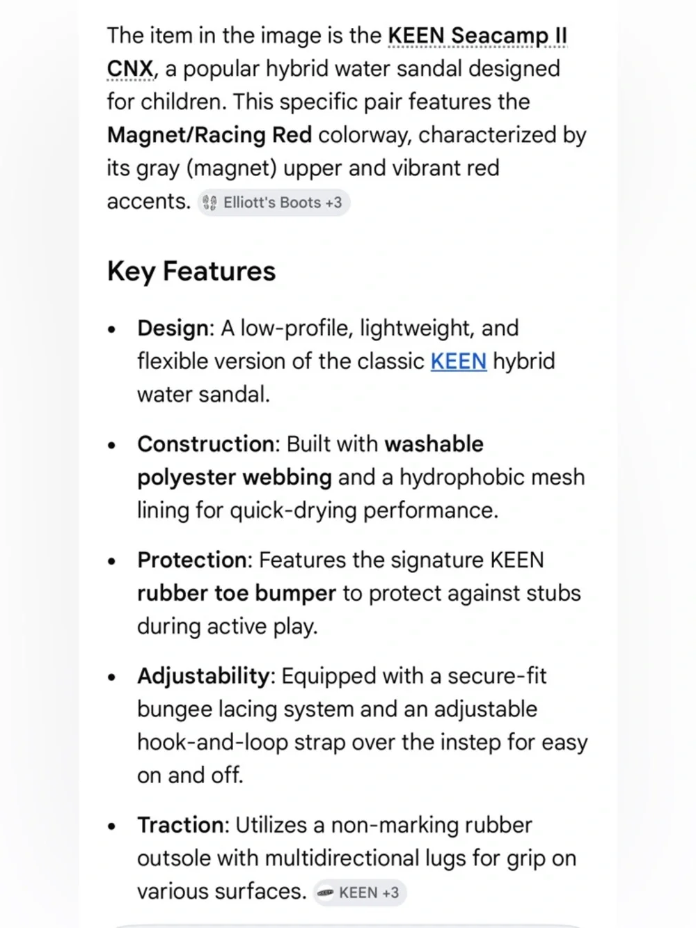 Keen seacamp ii