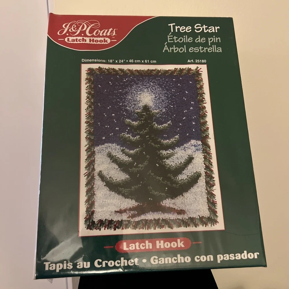 Tree Star J&P Coats Latch Hook Rug Kit 18 X 24