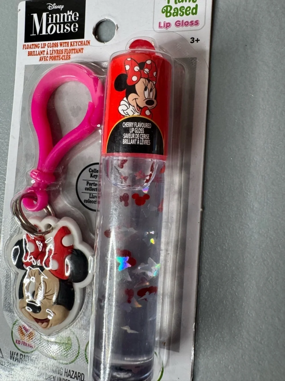 Disney pink keychain