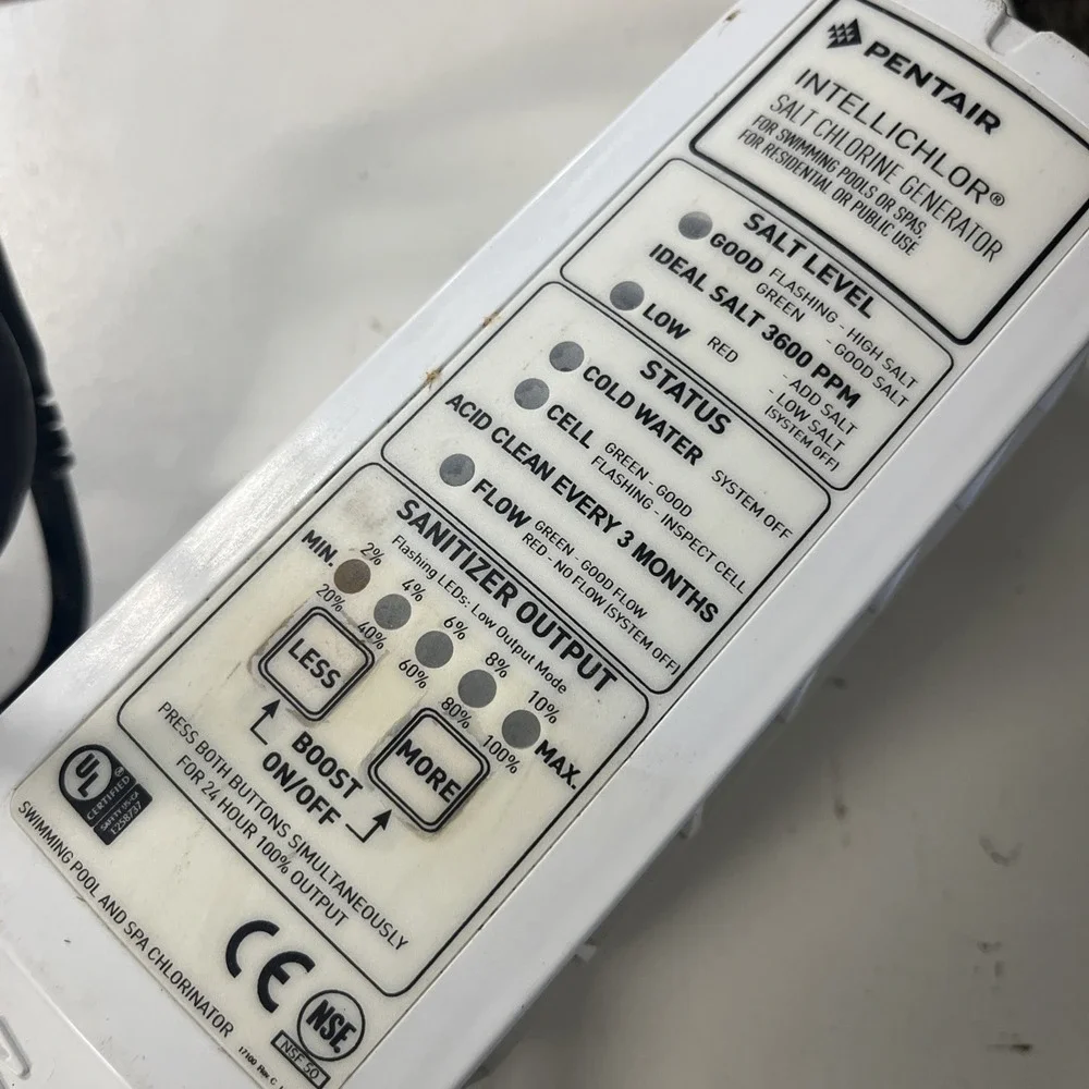 Pentair intellichlor ic40