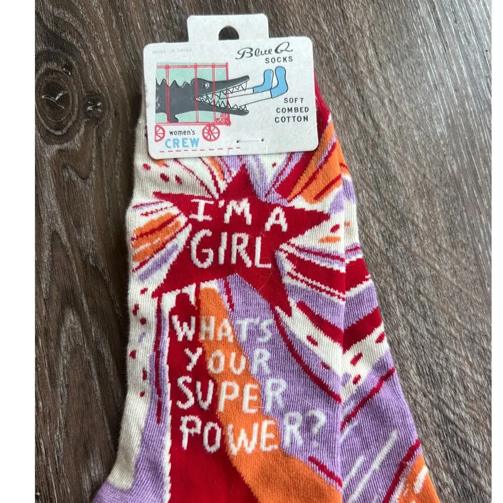 Blue Q multicolor socks super