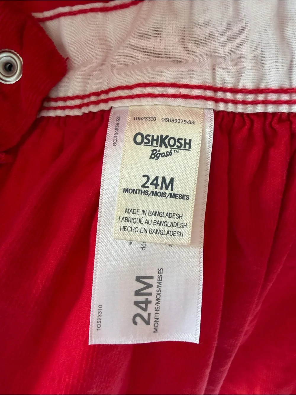 OshKosh Bgosh gosh noticeable among
