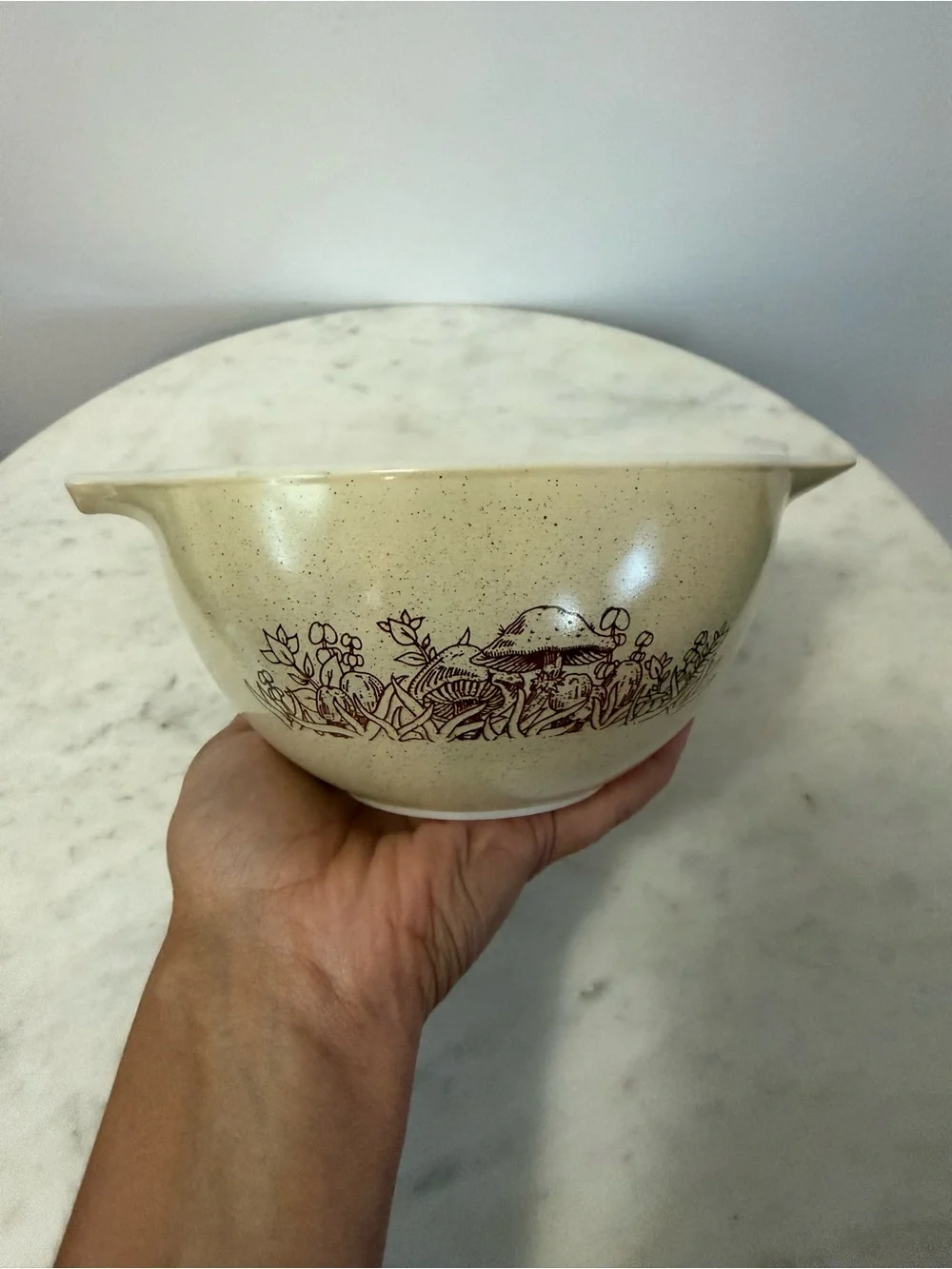 Vintage PYREX Cinderella Forest Fancies Mushroom Nesting Mixing Bowls Set of 4