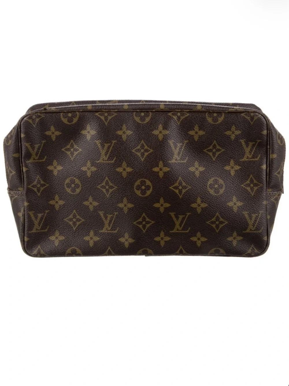 Louis Vuitton Brown Monogram Canvas Trousse -Toiletry bag. Pristine Condition