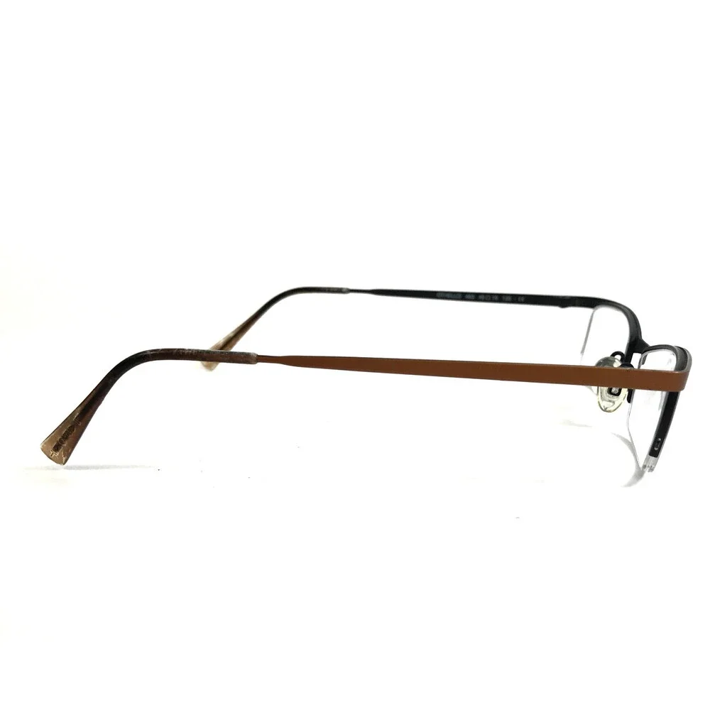 Lafont Issy & La Eyeglasses Frames OTHELLO 463 Black Brown Half Rim 49-19-135