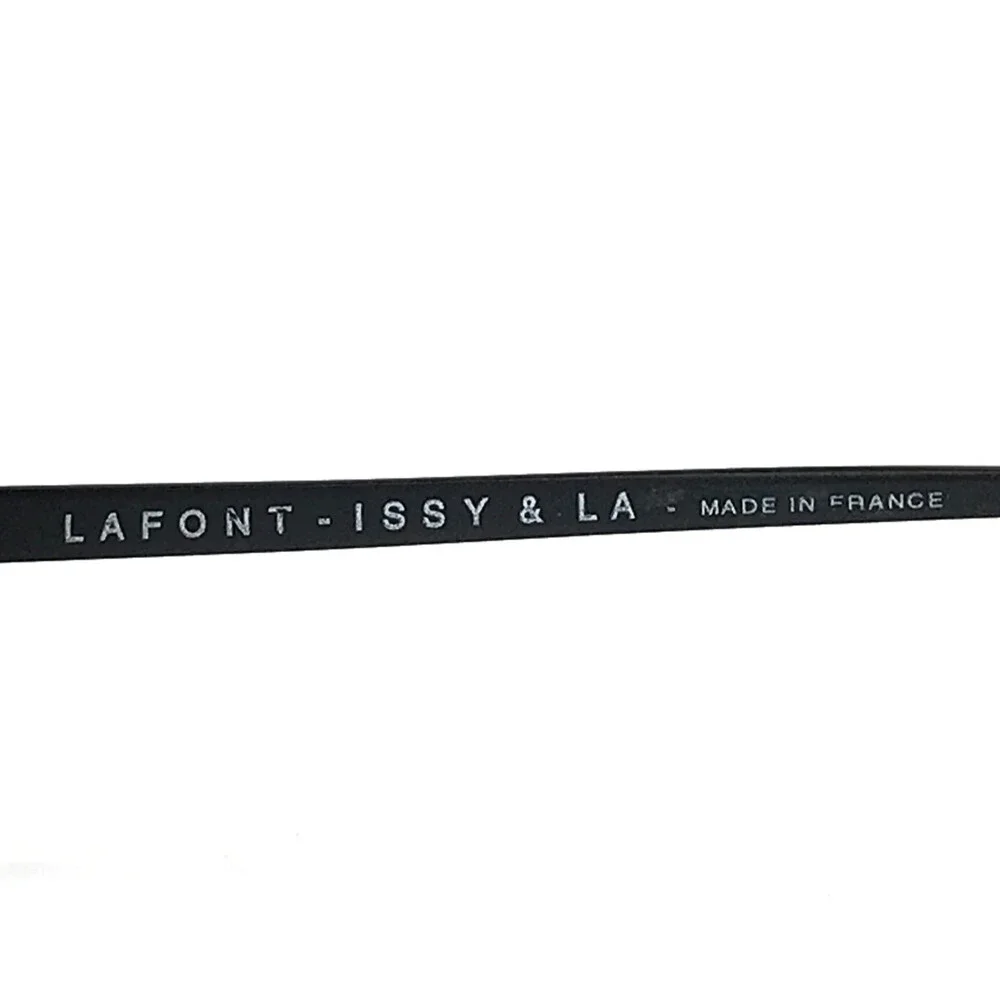 Lafont Issy & La Eyeglasses Frames OTHELLO 463 Black Brown Half Rim 49-19-135