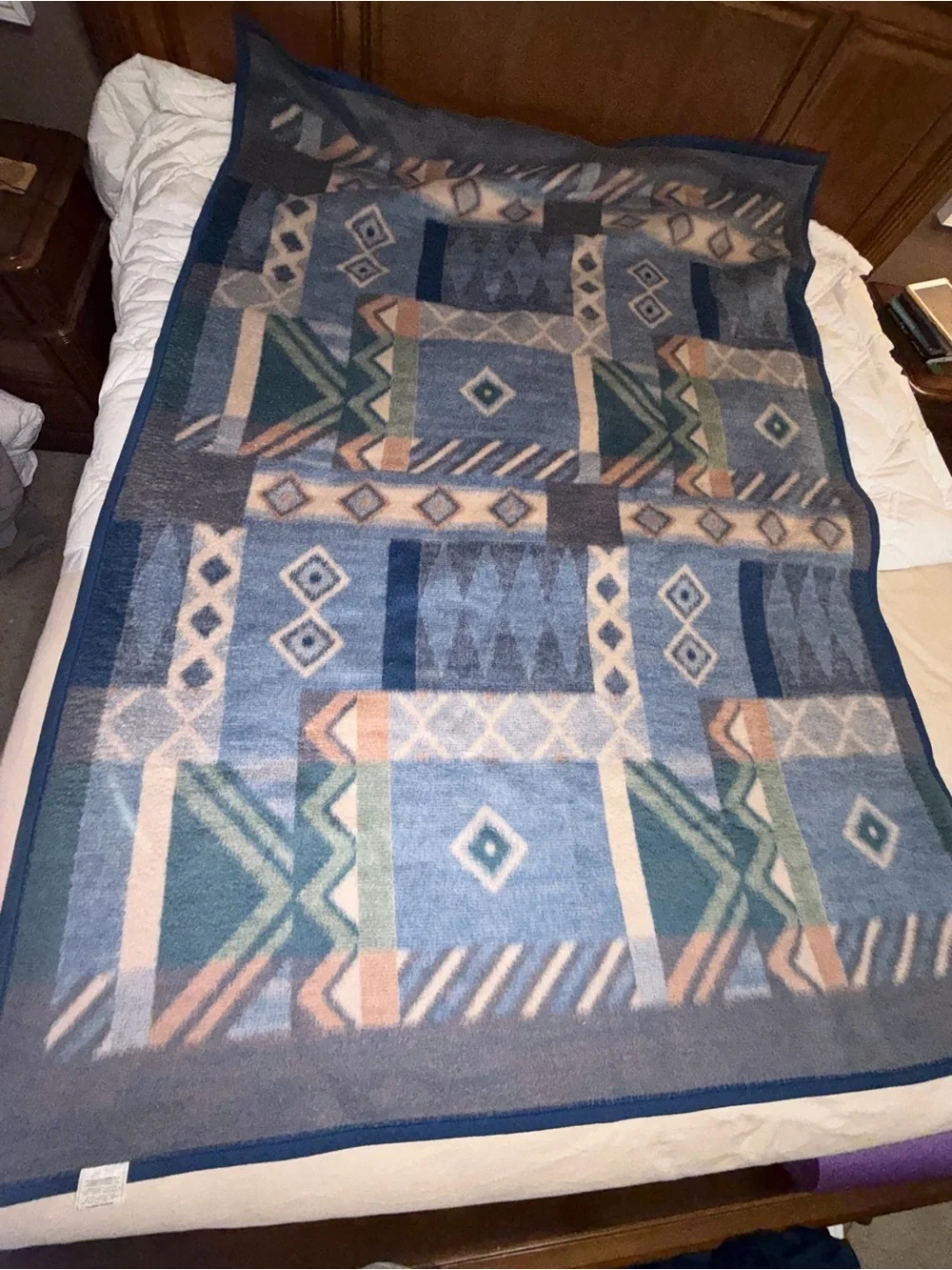 Biederlack blue no print