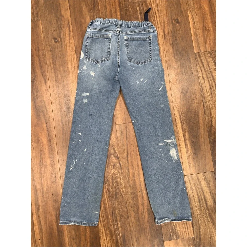 Y2k Distressed Festival summer wear Old Navy Girls Straight DroIT JEANS Size 18