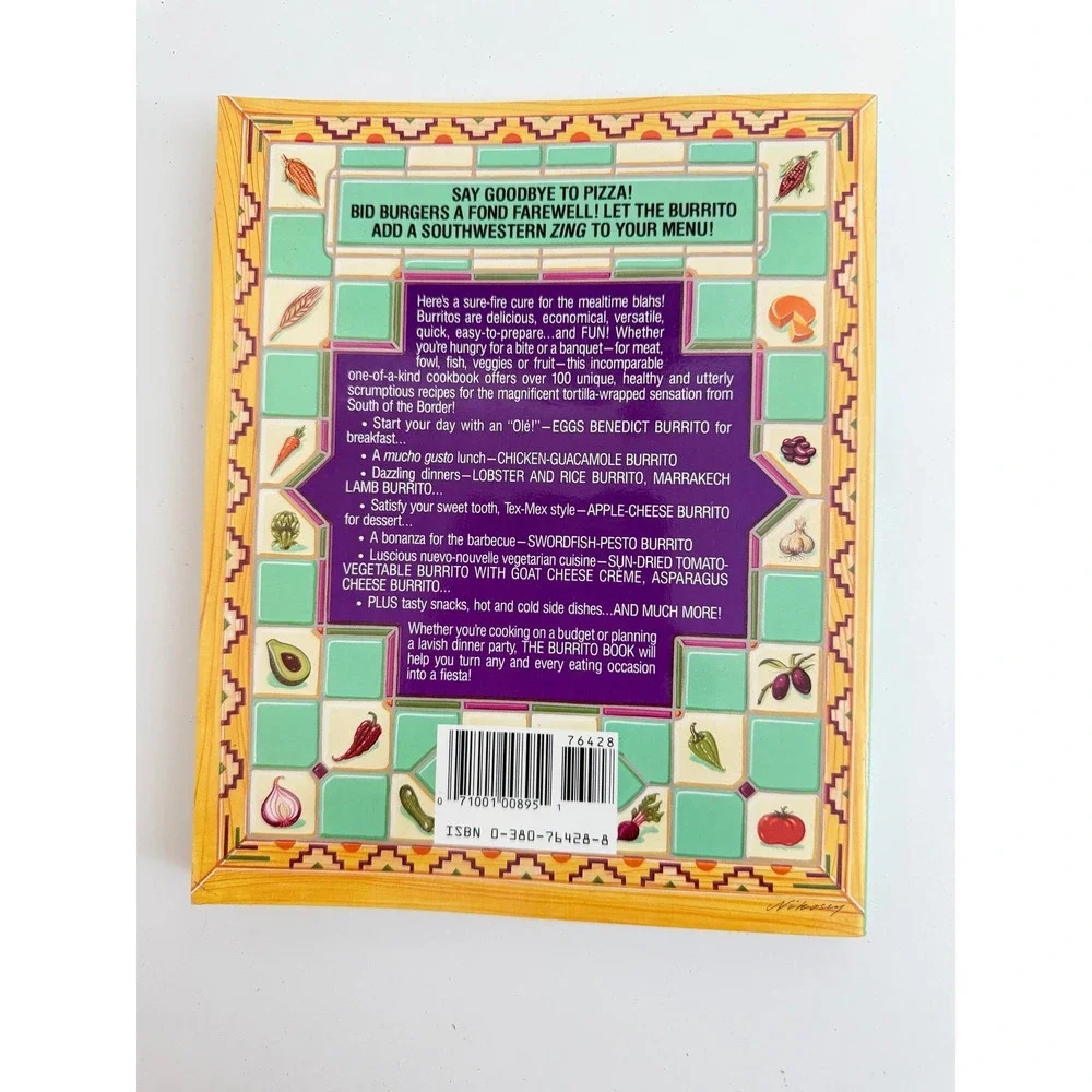 Avon Books burrito book