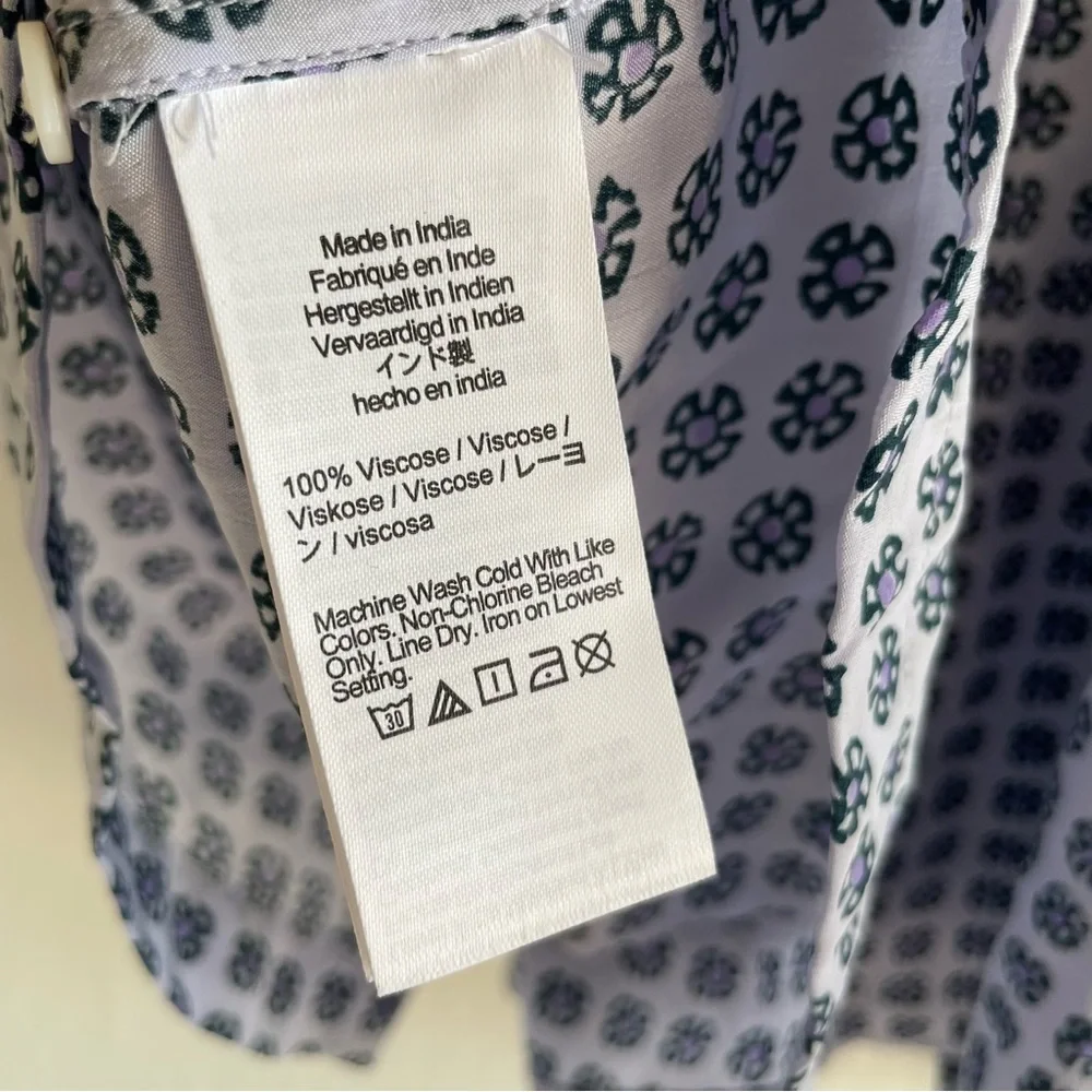Madewell blue puff