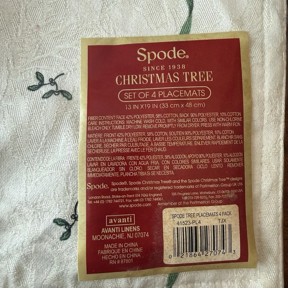 Spode christmas tree