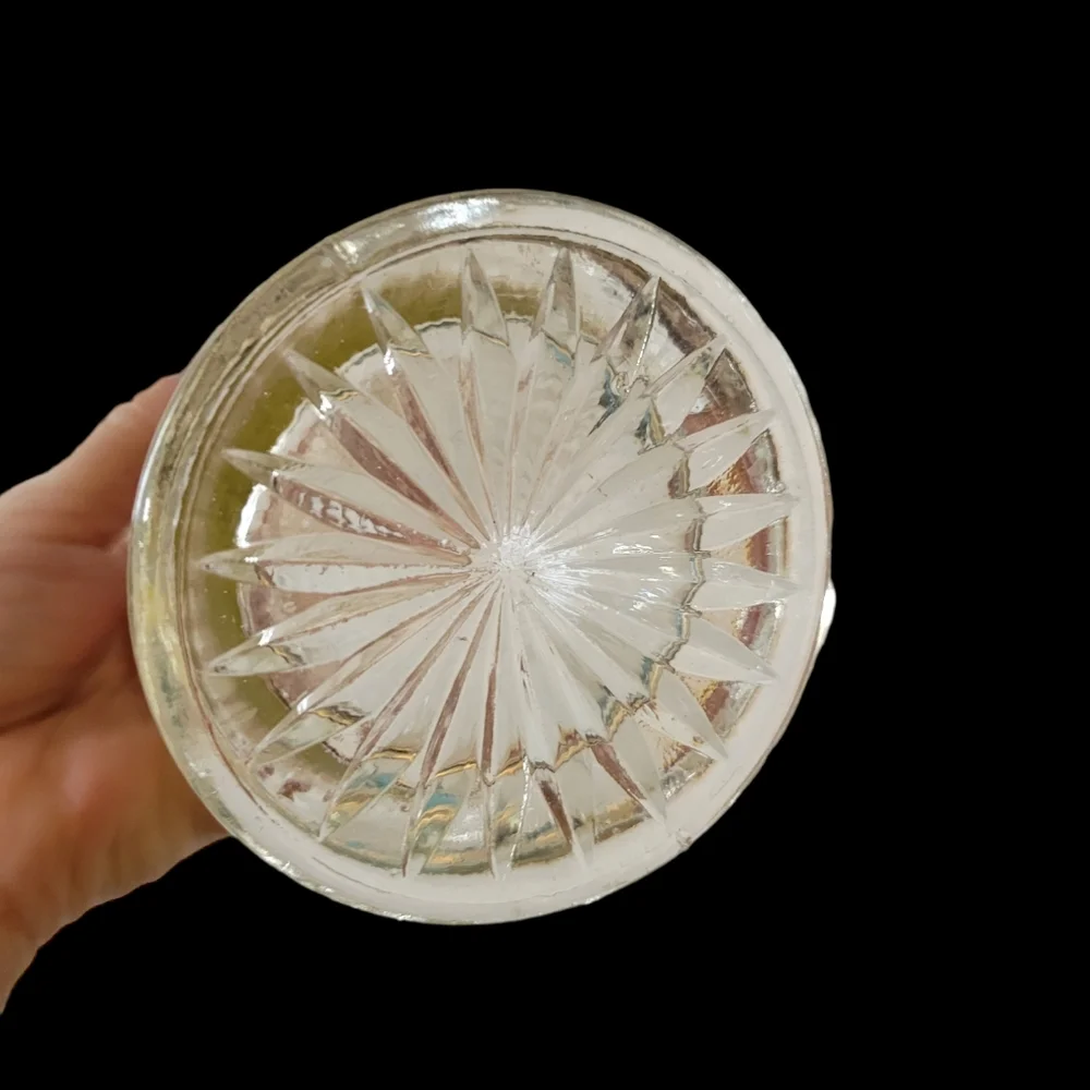 Vintage clear glass