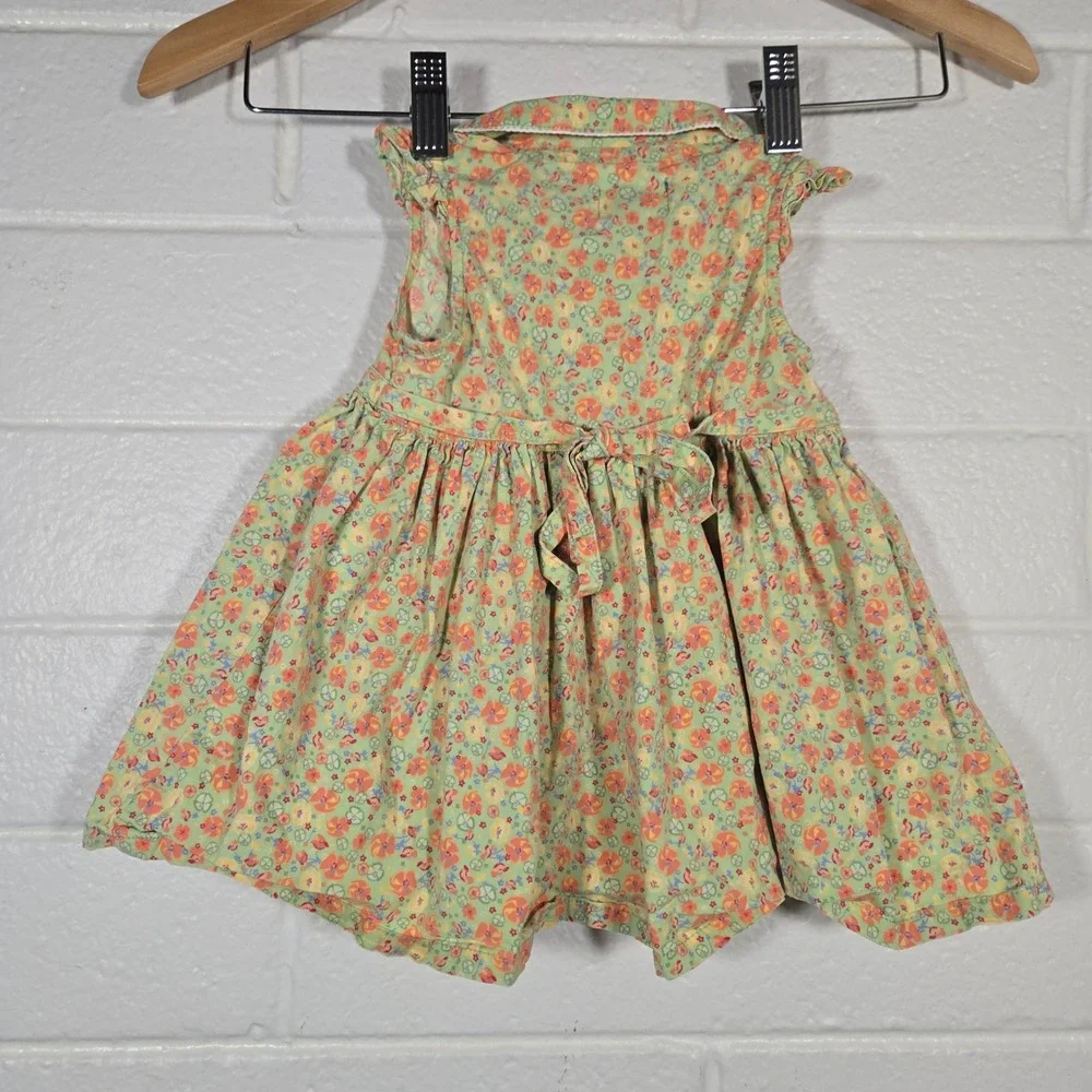 The‎ Childrens Place Micro Floral Dress Baby Girl 12M Peter Pan Collar Easter