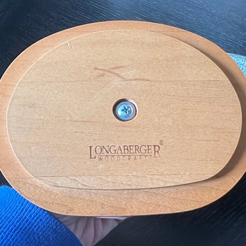 Longaberger woven wooden