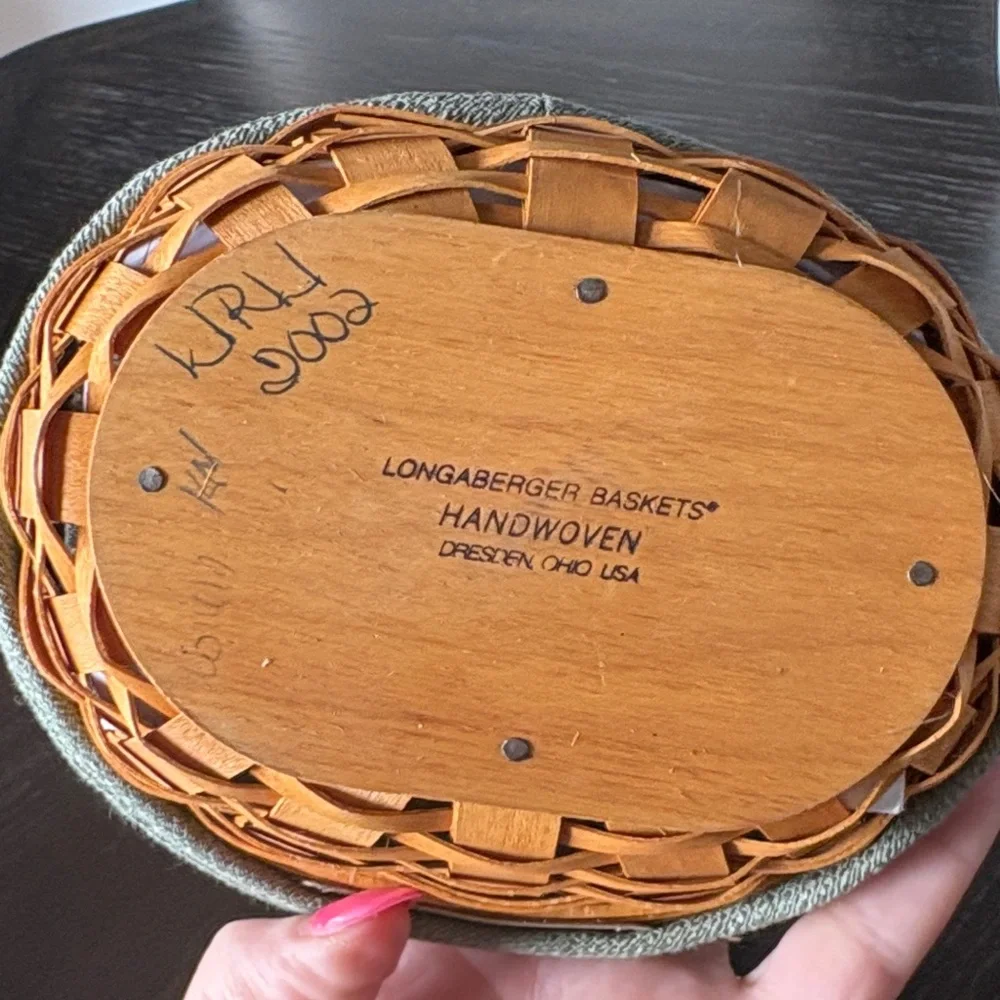 Longaberger woven wooden