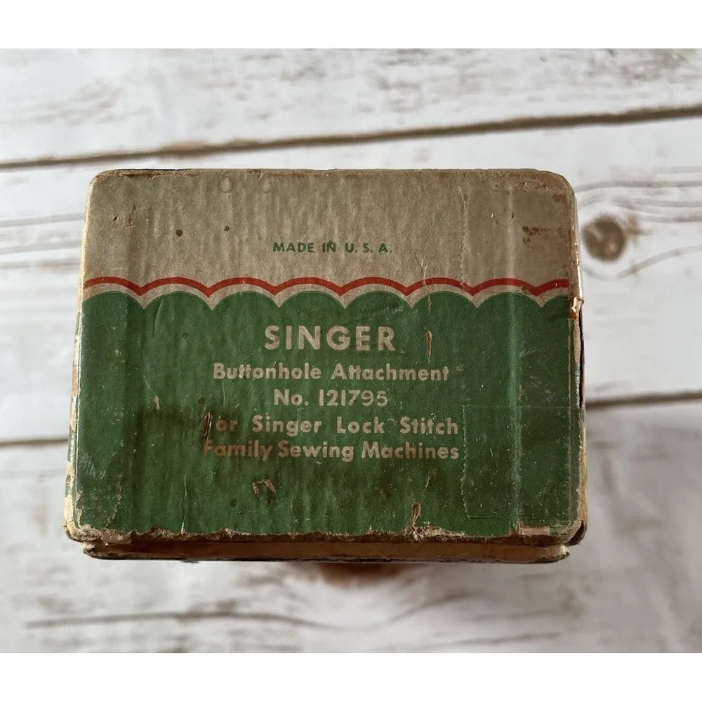 Singer buttonhole attachment