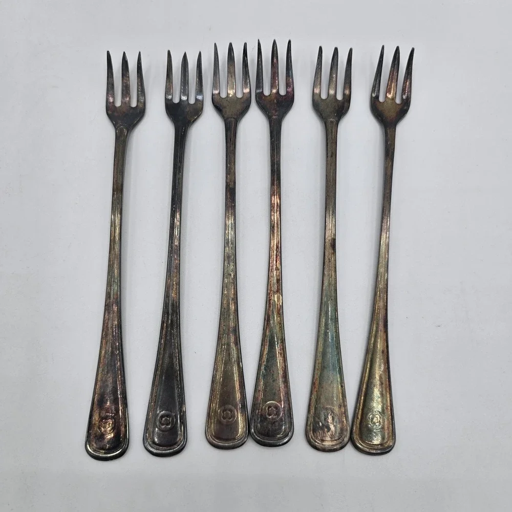 Vintage Oneida Cocktail Seafood‎ Forks 6