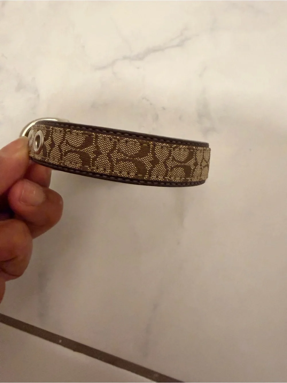 Coach brown monogram