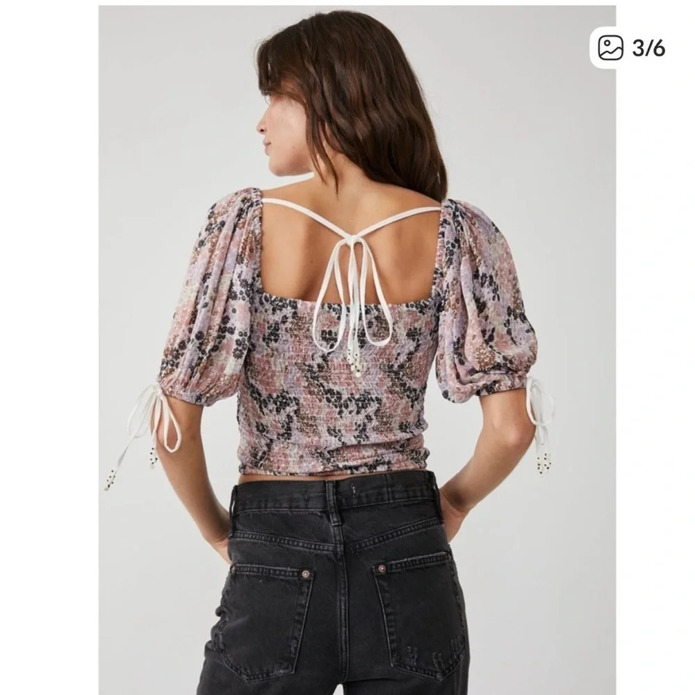 Free People elegant smocked