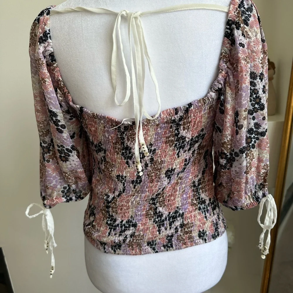 Free People elegant smocked