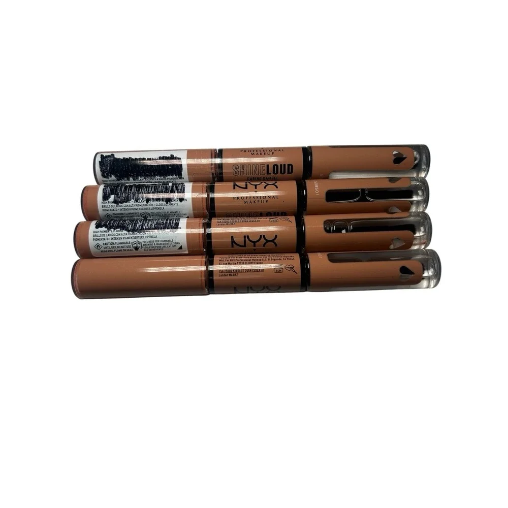 4 NYX Shine‎ Loud High Shine Lip Color - Daring Damsel