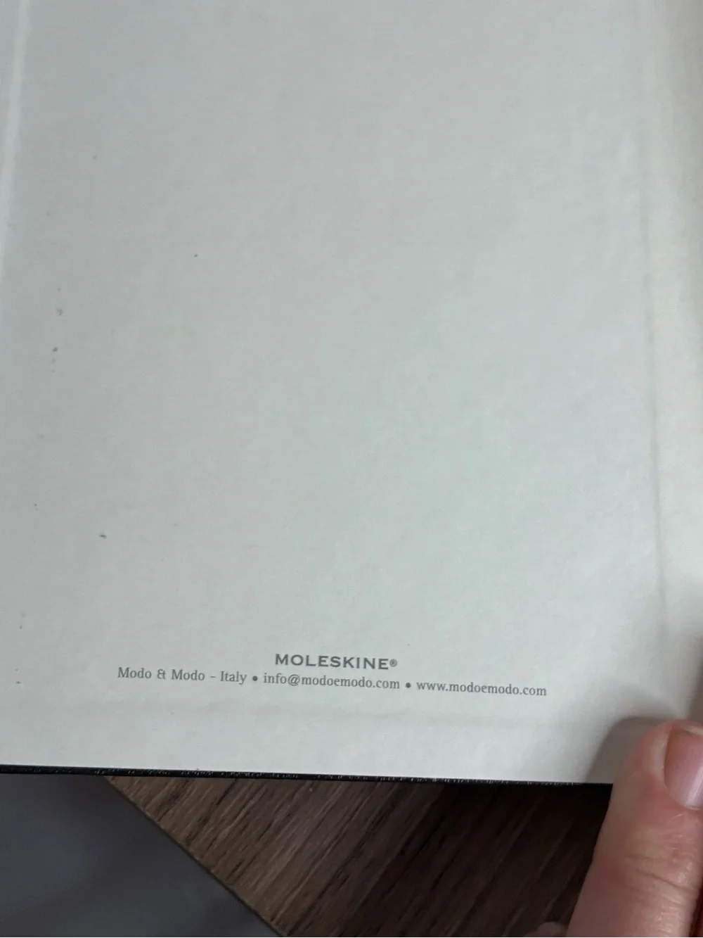 Moleskine sleek black