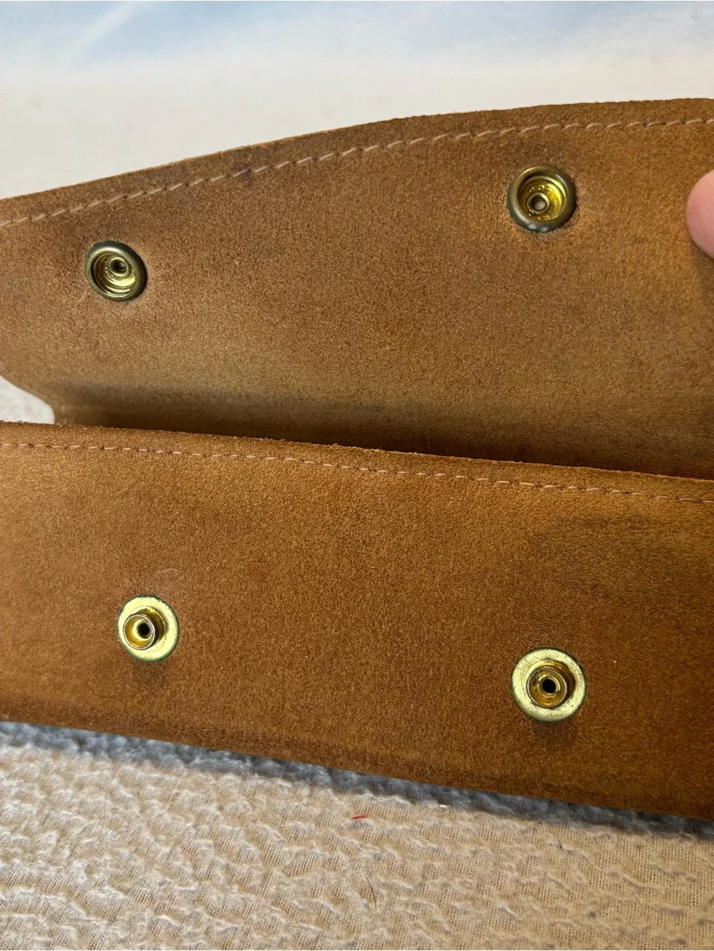 N/A brown suede