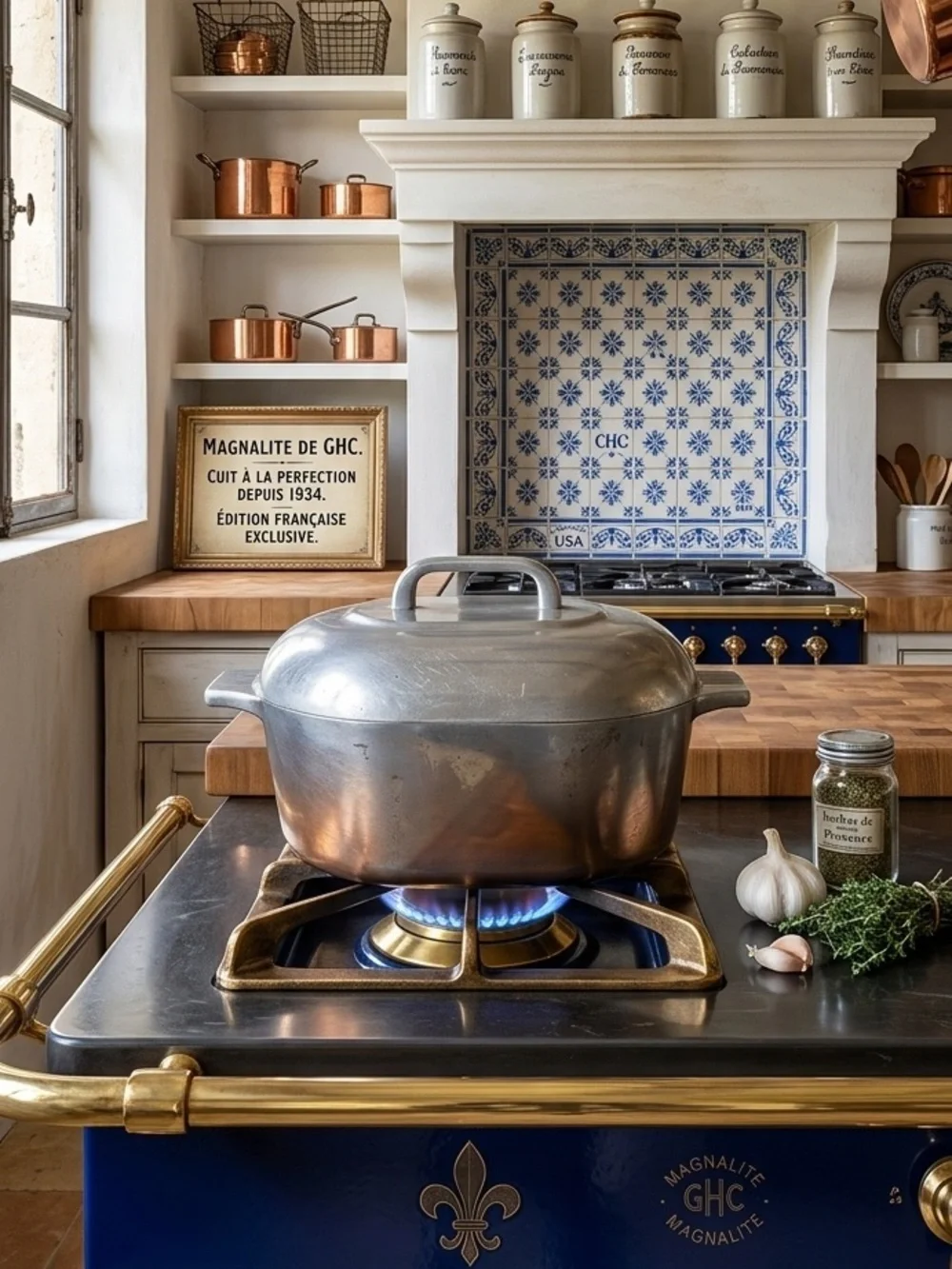 Heavy-Duty Aluminum Dutch Oven - Silver
