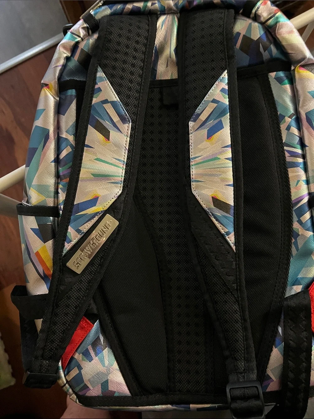 Sprayground holographic silver