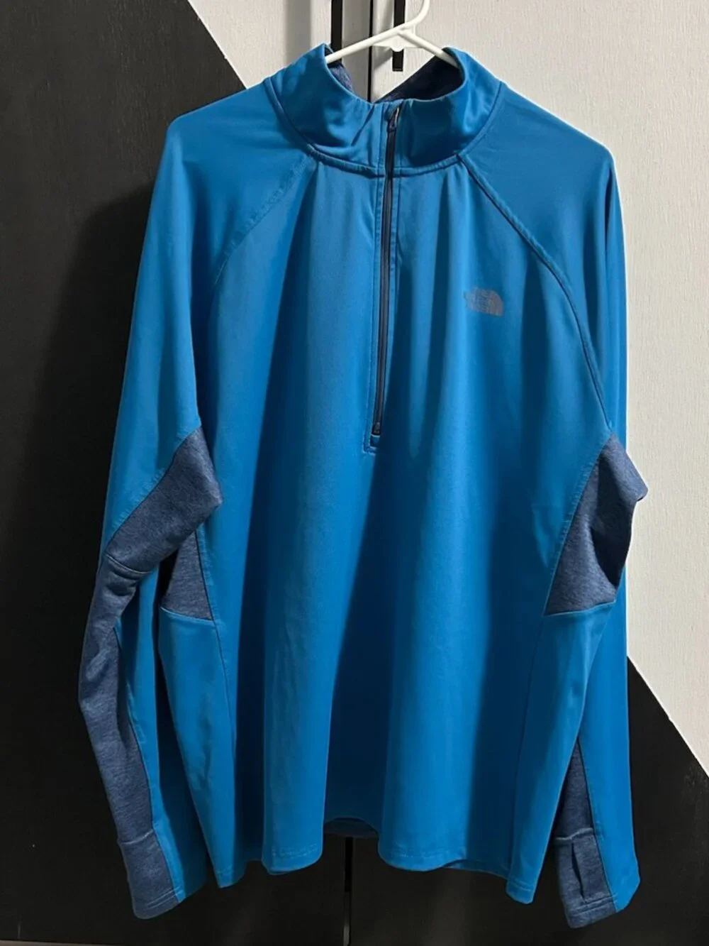 The‎ North Face Momentum 1/2-Zip Shirt Breathable Panels Men's Size XXL