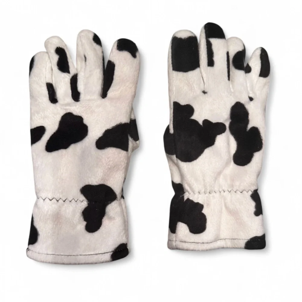 Cherokee Brand Cow Print Kid’s Gloves