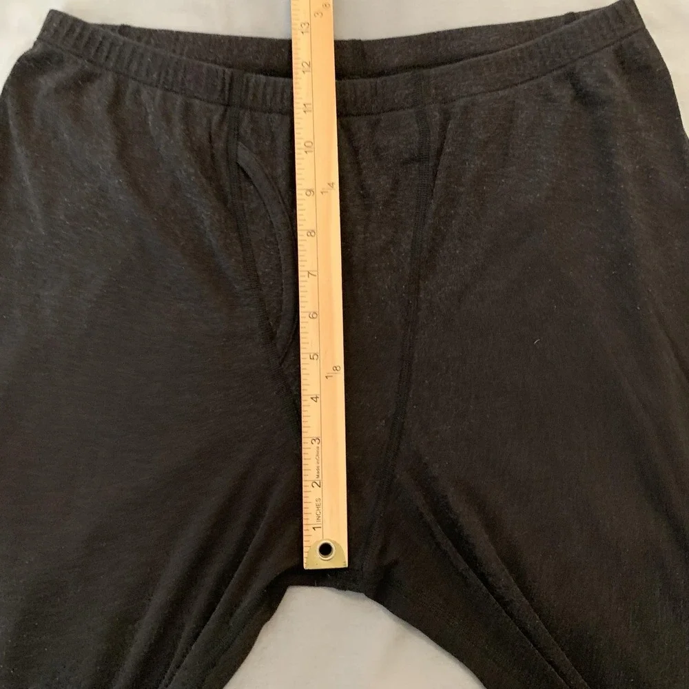 Massif Long Johns Mens XL Black Inversion Bottom Midweight Flame Resistant