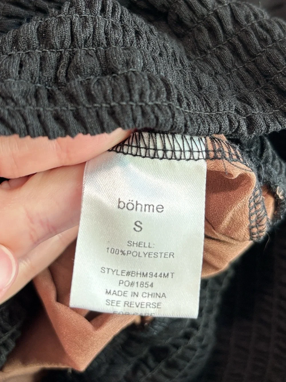 bohme smocked lace
