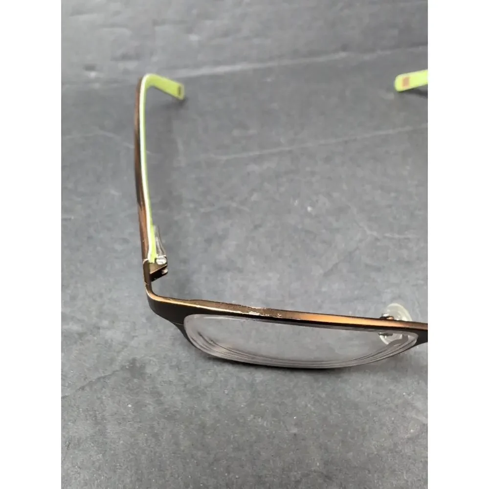 Liz Claiborne Copper Metal Oval Glasses W Tortoise Temples L425 0RH9 48 16‎ 130