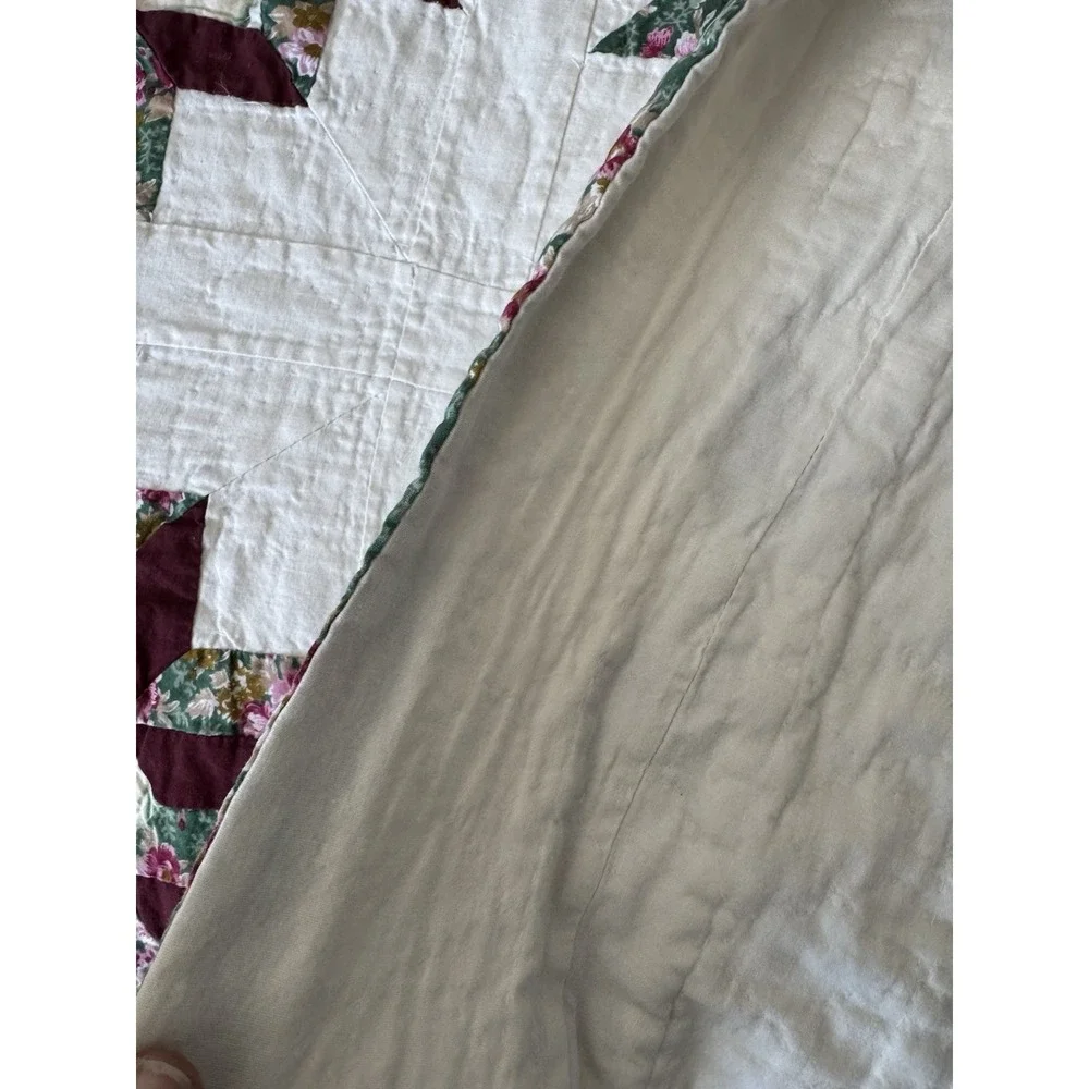 Vintage Quilt Bedspread King 82 X 93