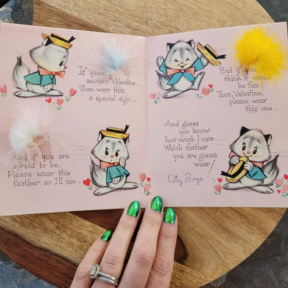 Vintage valentine day