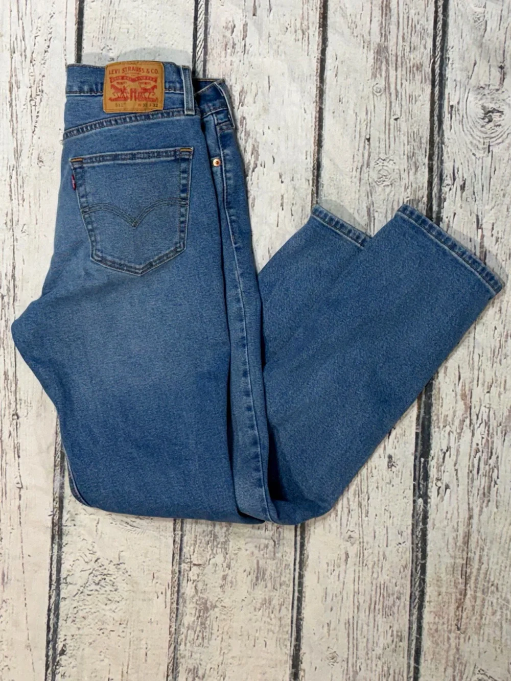 Levi's Men's Classic Blue Straight-Leg Jeans