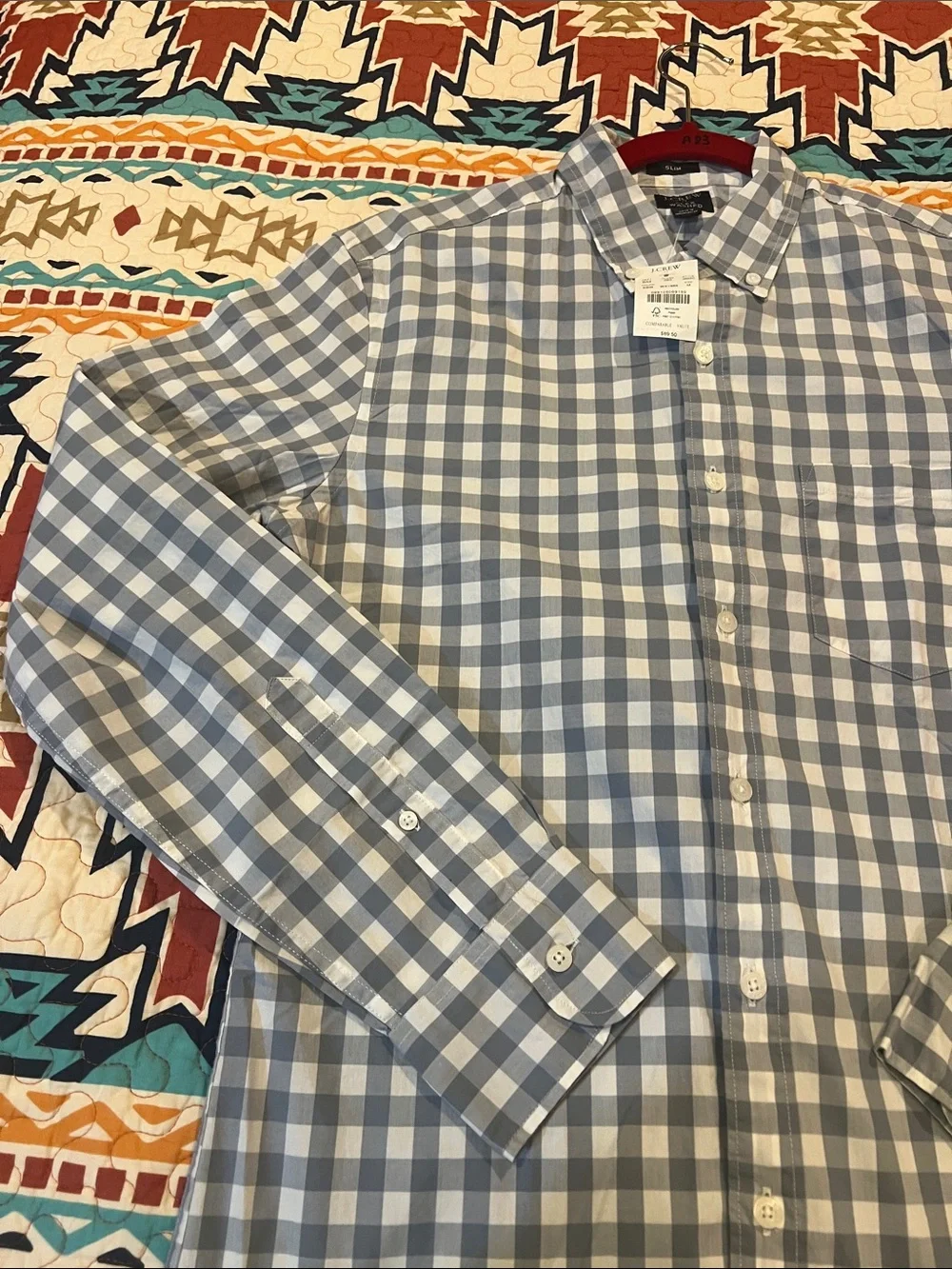 J. Crew lightweight gingham