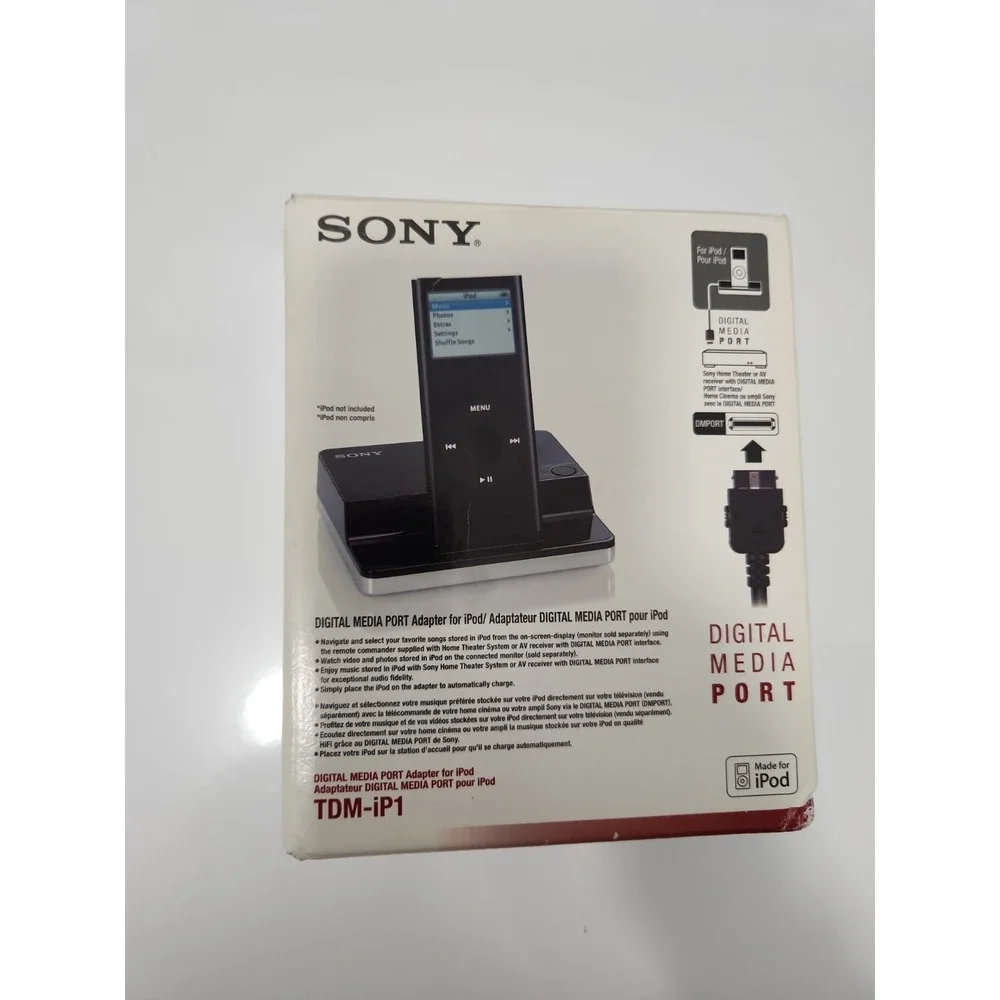 Sony TDM-iP1 Digital Media Port Adapter iPod Dock Home Theater Docking Station
