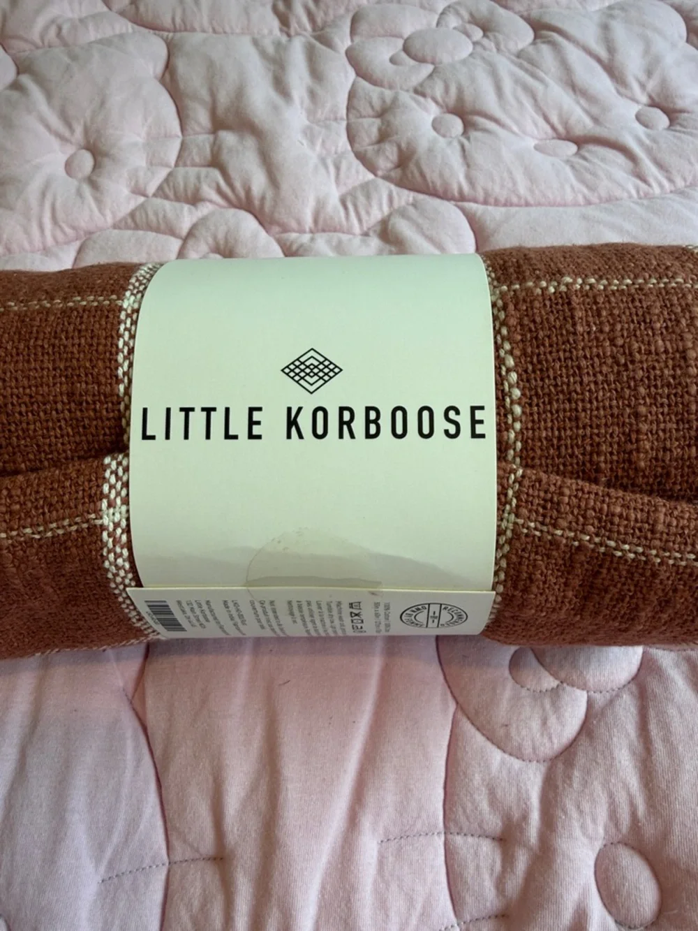 Little Korboose cream throw effortless