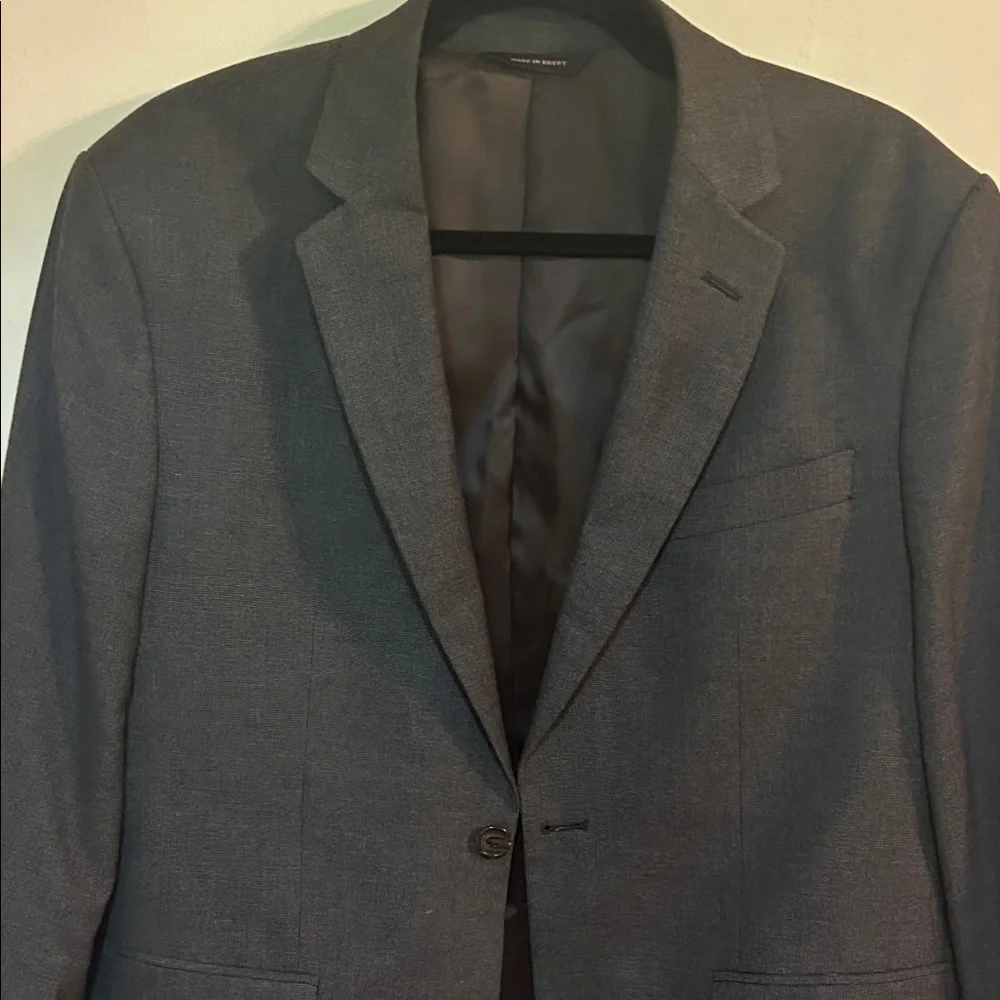 Banana Republic Men's Dark Grey Suit Blazer