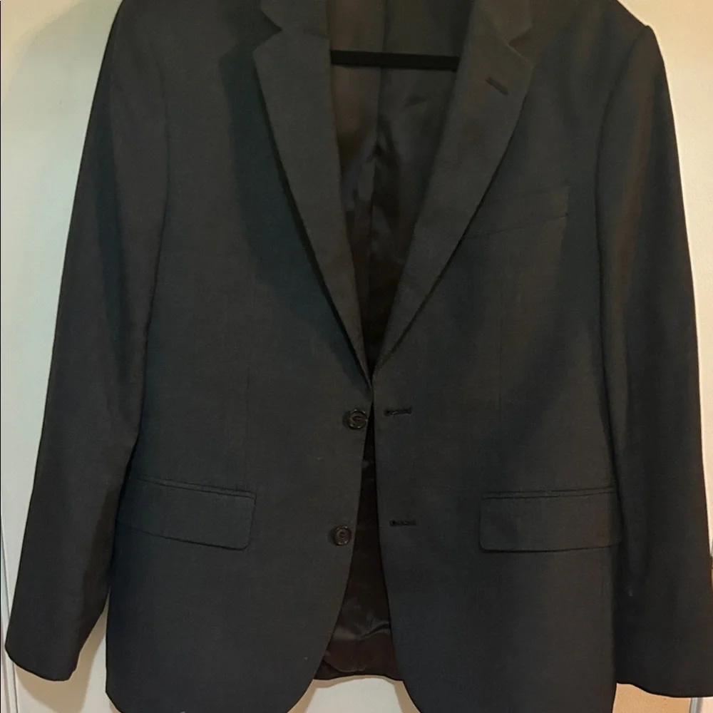 Banana Republic Men's Dark Grey Suit Blazer