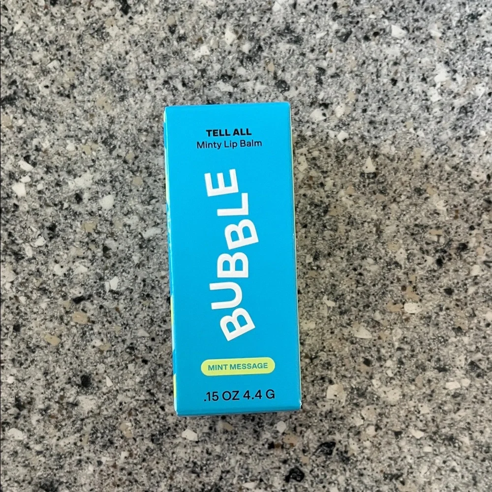 Bubble:  Minty Lip Balm